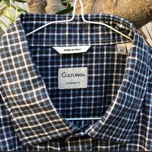 NW Culturata Dress Shirt Made in Italy, Size XL
